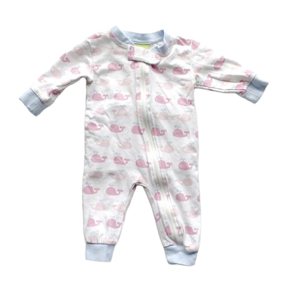Classic Whimsy Whales One Piece Sleeper